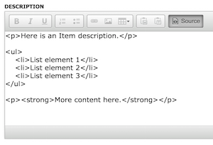 HTML View