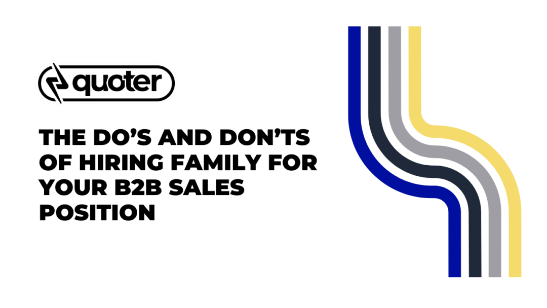 tips hiring family b2b sales