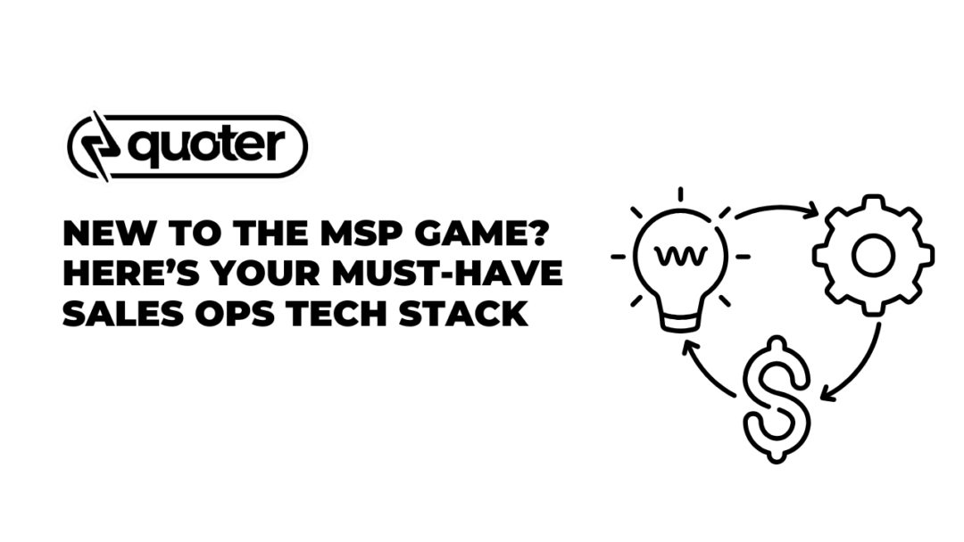 msp sales ops tech stack